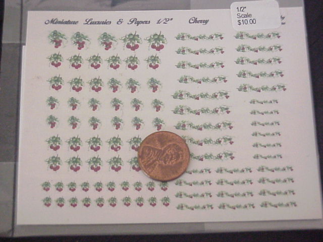 1/2" scale cherries decal - Click Image to Close